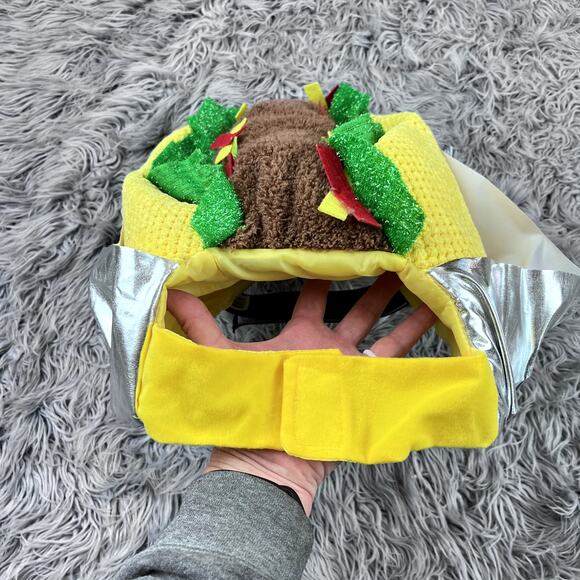 Pet Taco Costume Cat Dog Medium Dress Up Halloween Trick or Treat Party - Picture 9 of 11